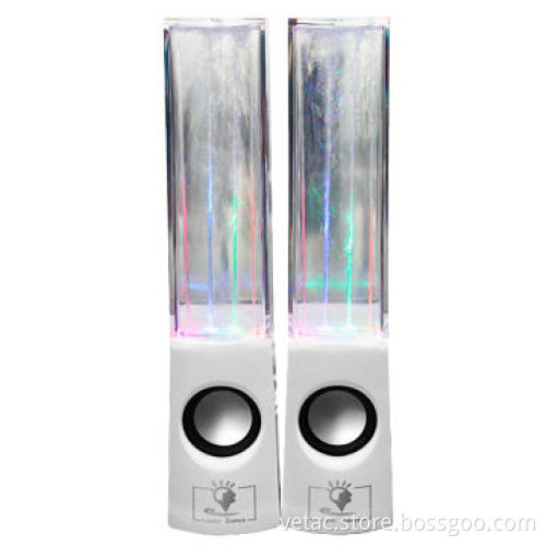 Dancing water speaker for the computer